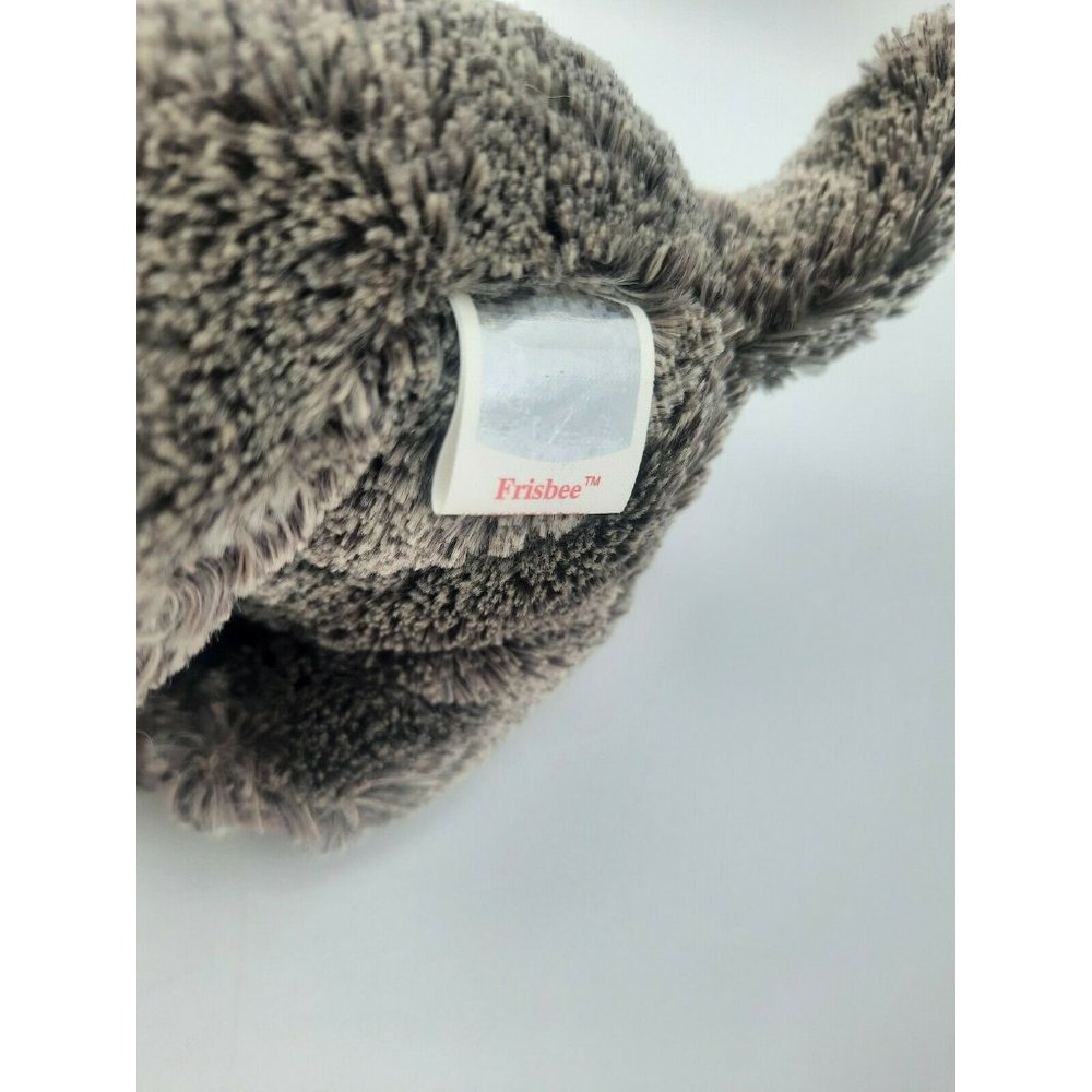 TY Beanie Babies FRISBEE 2001 Weimaraner Puppy Grey Dog 6" Blue Eyes - Picture 7 of 7